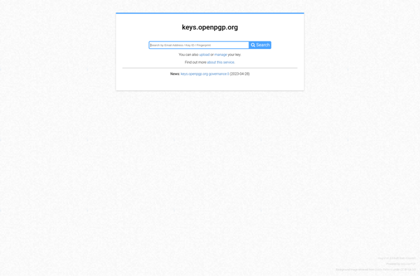 OpenPGP Keyserver image