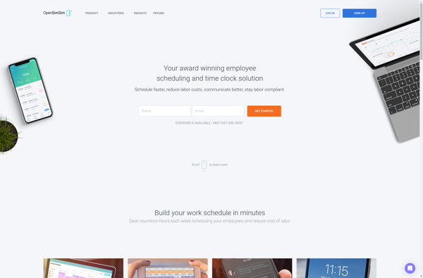 OpenSimSim - Employee Scheduler image
