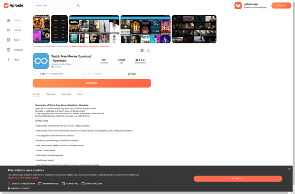 Opentube Online Movies screenshot