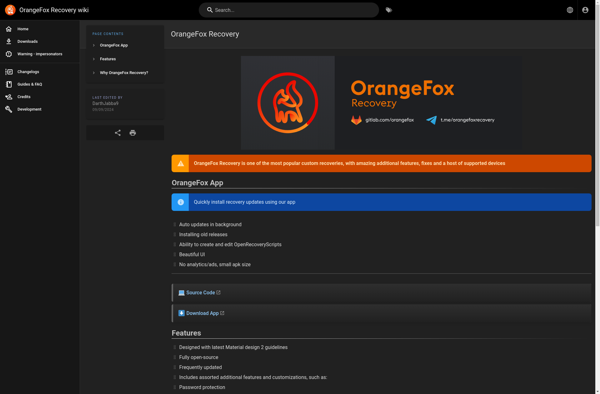 OrangeFox Recovery image