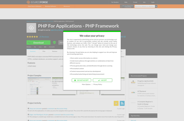 P4A - Php For Applications image