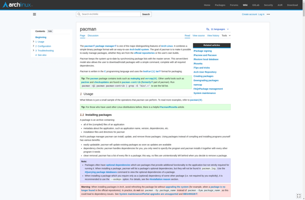 Pacman (package manager) image