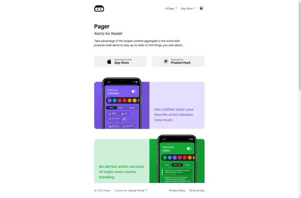 Pager: Alerts for Reddit image