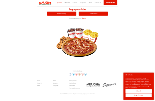 Papa John's Pizza screenshot