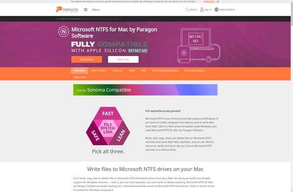 Paragon NTFS for Mac OS X image