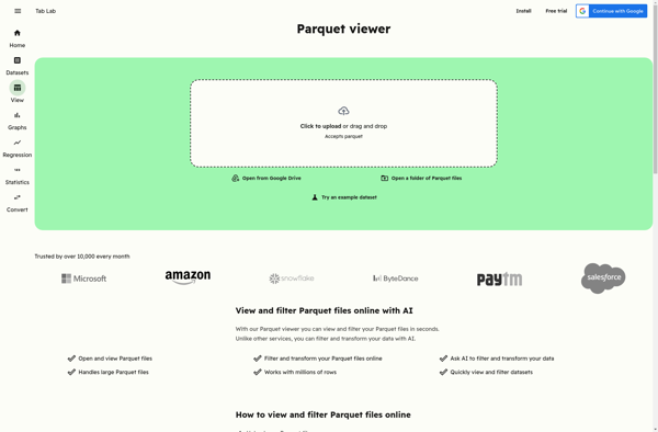 Parquet Data Viewer image