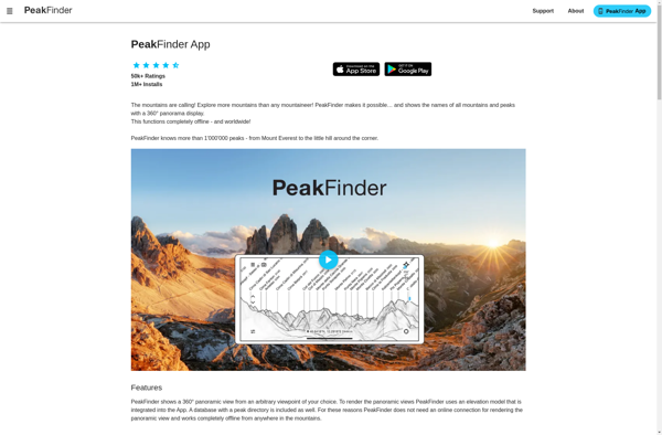 PeakFinder AR image