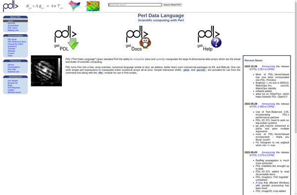 Perl Data Language screenshot