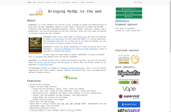 PhpMyAdmin image