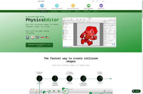 PhysicsEditor screenshot