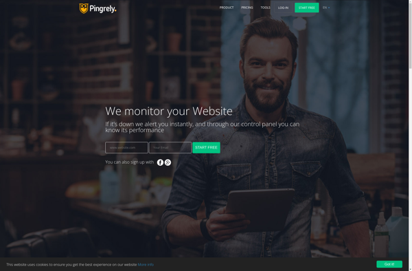 Pingrely Website Monitor image
