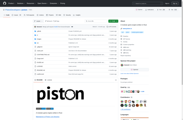 Piston game engine image