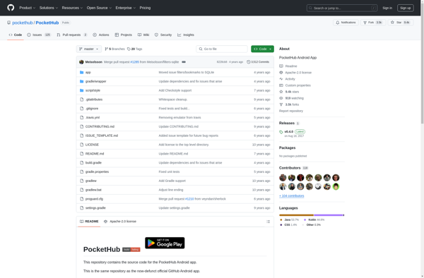 PocketHub for GitHub