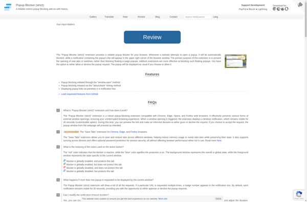 Popup Blocker (strict) image