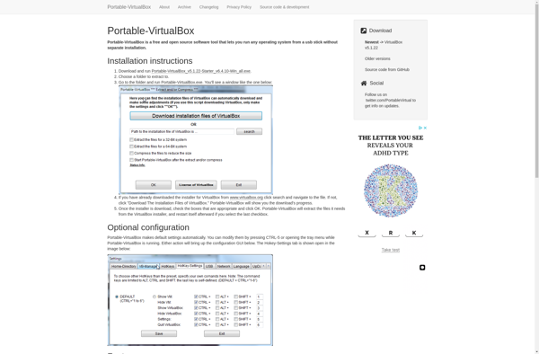 Portable Virtualbox image