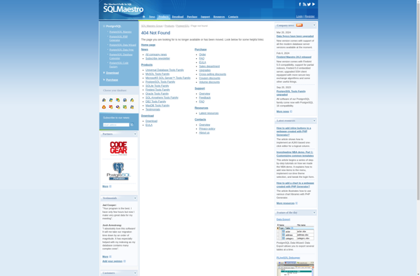 PostgreSQL Maestro image