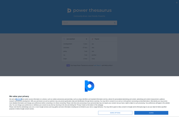 Power Thesaurus image