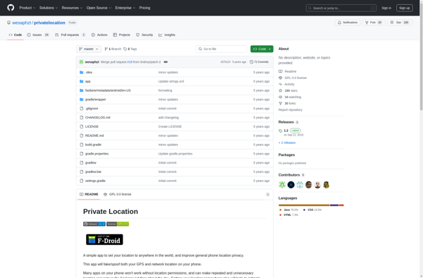 Private Location screenshot