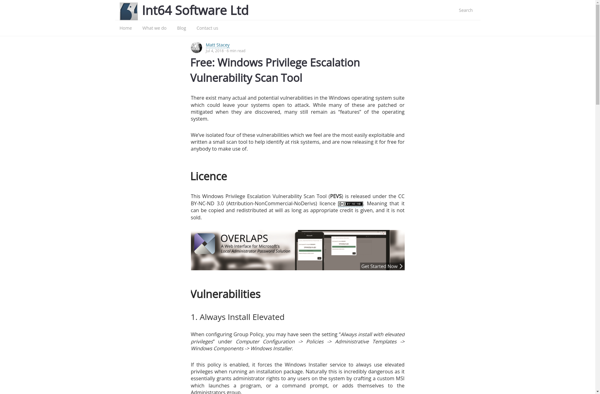 Privilege Escalation Vulnerability Scan Tool image