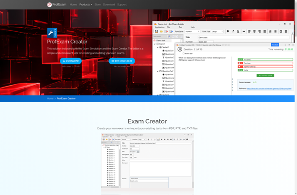 ProfExam Builder image