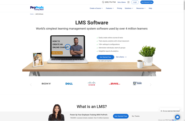 ProProfs Learning Management System screenshot