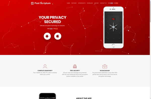 PS: Post Scriptum screenshot