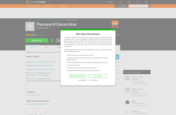 PWGen (Password Generator) image