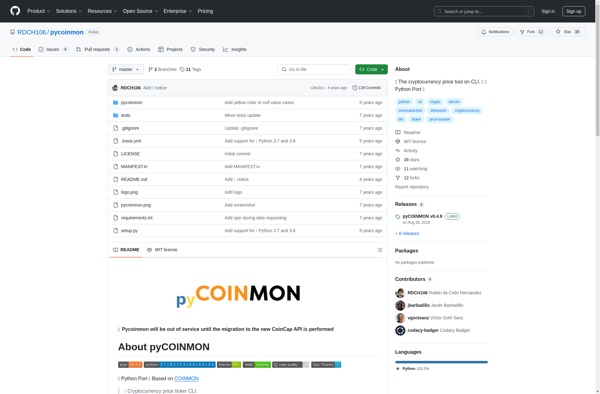 PyCOINMON image