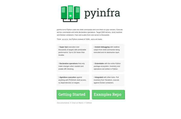 Pyinfra image