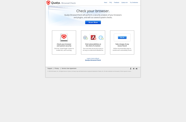 Qualys BrowserCheck image