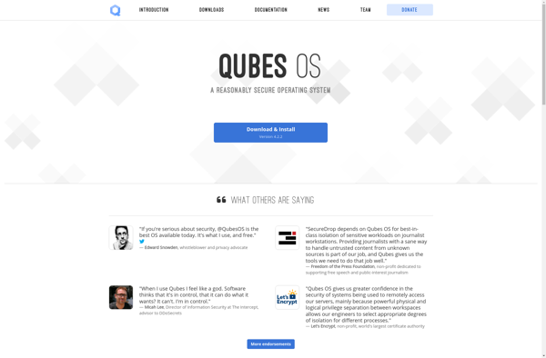 Qubes OS image