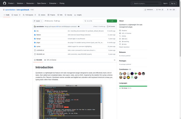 Quicktask (Vim plugin) image