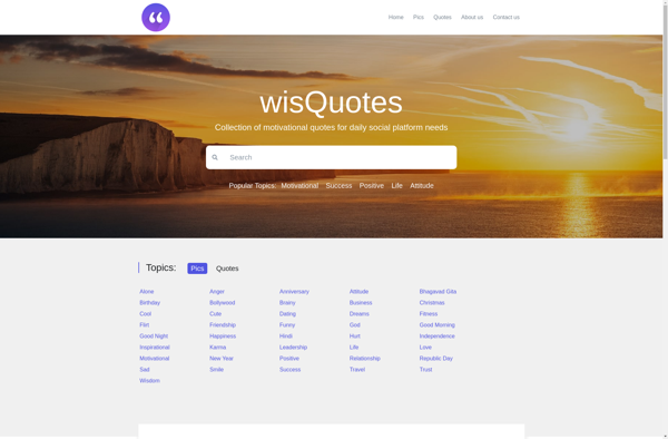 Quotes Creator - wisQuotes screenshot