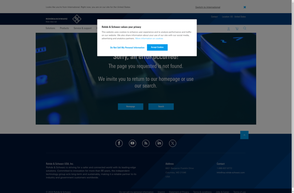 R&amp;S Browser in the Box  screenshot