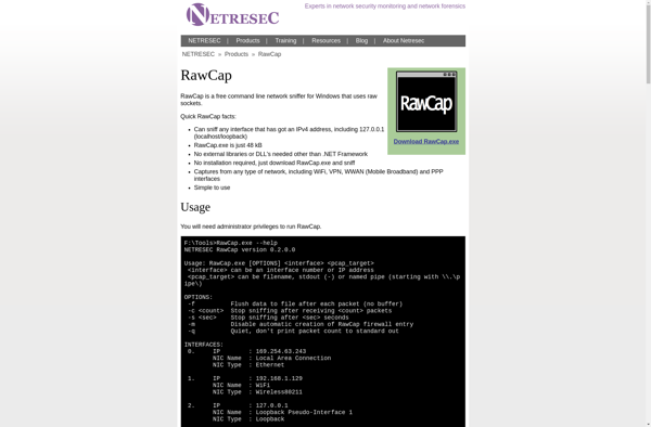 RawCap image