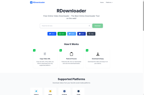 Rdownloader.com screenshot