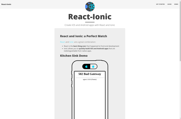 React-Ionic image