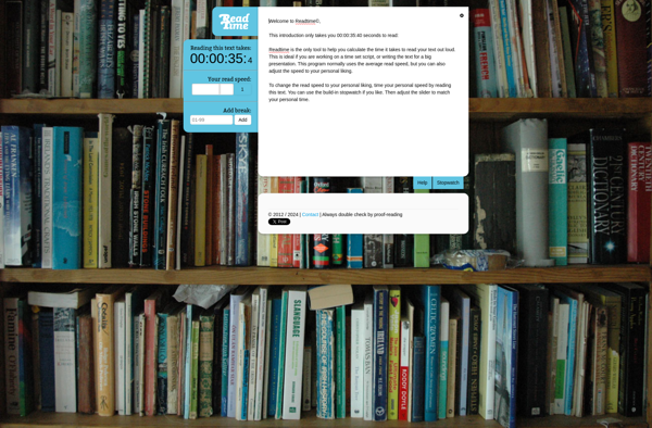Readtime screenshot