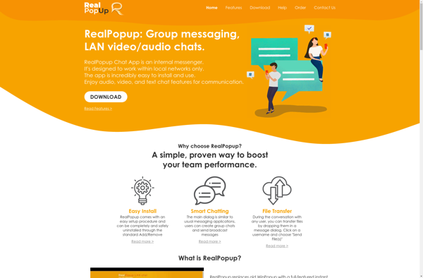 RealPopup LAN chat image