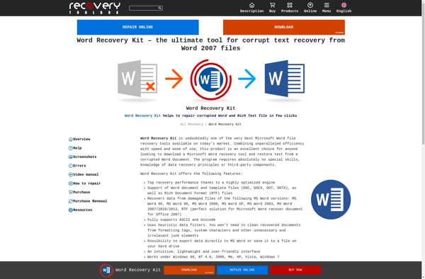 Recovery Toolbox for Word image