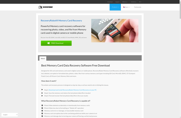 RecoveryRobot Memory Card Recovery image