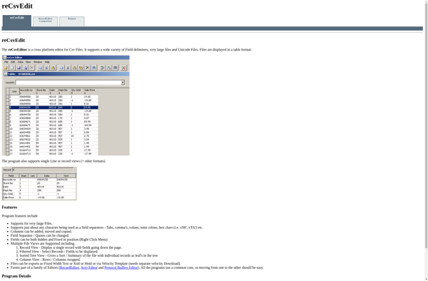 ReCsvEditor image