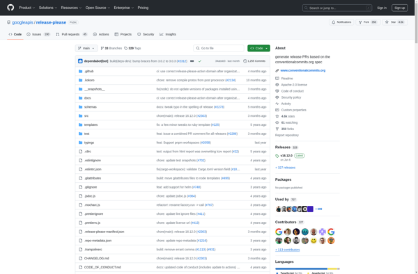 Release Please image