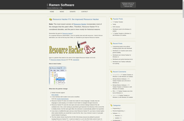Resource Hacker FX image