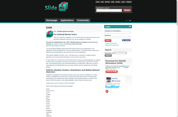 SAM - SlideME Application Manager image