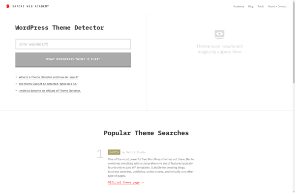 Satori WordPress Theme Detector image