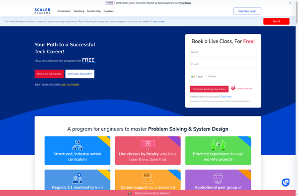 Scaler Academy screenshot