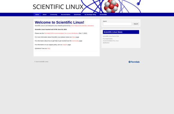 Scientific Linux image