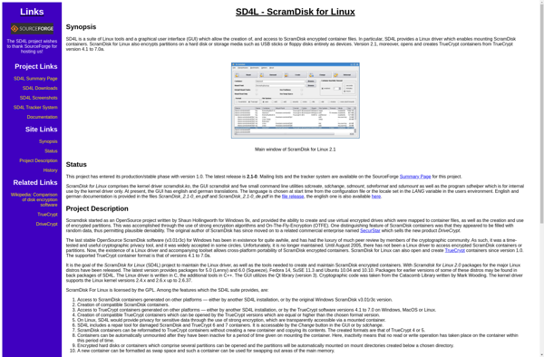 ScramDisk for Linux - SD4L screenshot