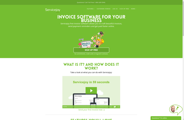 Servicejoy Visual Online Invoicing image